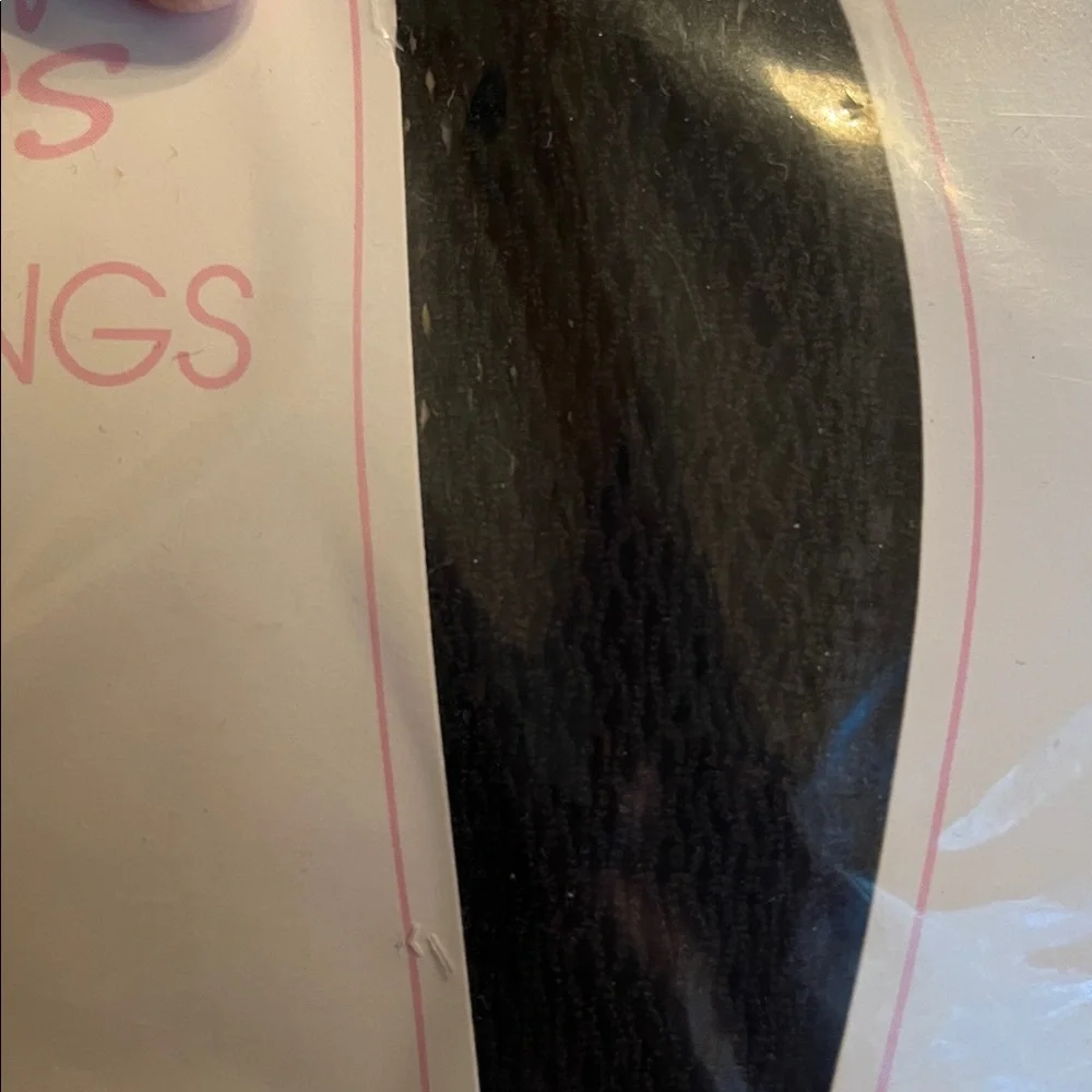 NEW Frederick’s of Hollywood Fishnet thigh high Hosiery Stockings Sheer BLACK